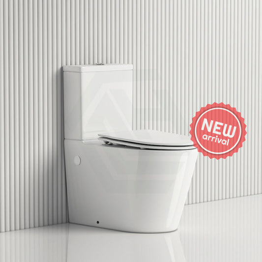 Kohler Grande Rimless Dual Flush Back To Wall Toilet Suite Ceramic White Gloss Suites