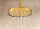 Kohler Moderne Brushed Brass - Statement™ 12’’ Oblong Shower Rainhead 303X203Mm Heads