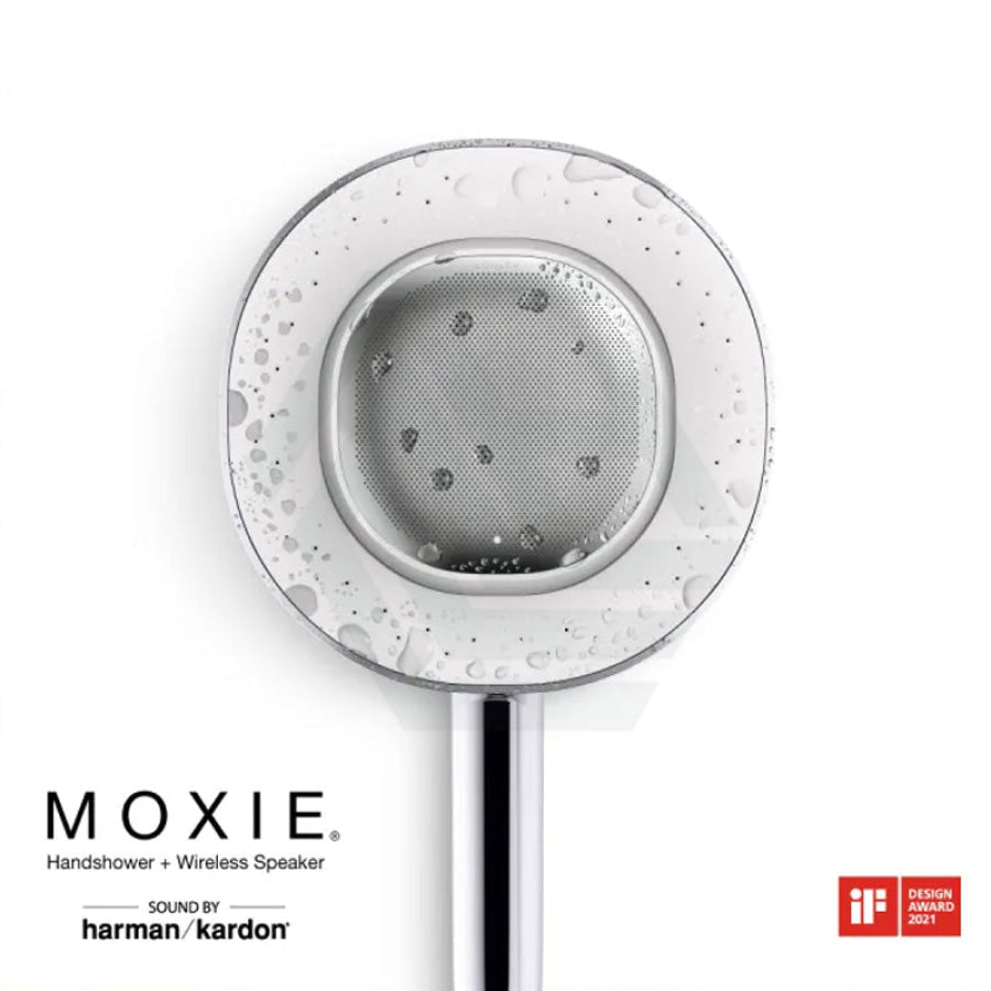 Kohler Moxie Round Polished Chrome Hand Shower With Wireless Speaker Handheld Showers