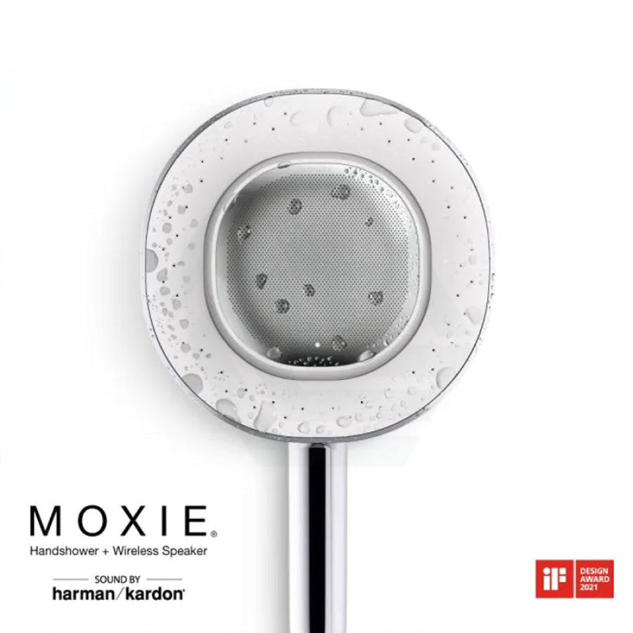 Kohler Moxie Round Polished Chrome Hand Shower With Wireless Speaker Handheld Showers