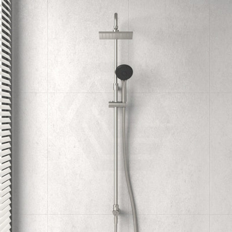 Kohler Rain Duet Renew Square Twin Shower Bottom Water Inlet - Brushed Nickel Showers