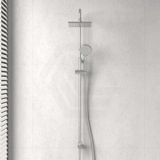 Kohler Rain Duet Renew Square Twin Shower Bottom Water Inlet - Polished Chrome Showers