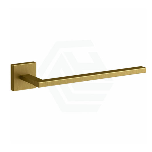 Kohler Square Brushed Brass Hand Towel Rail/Roll Holder Gold Holders