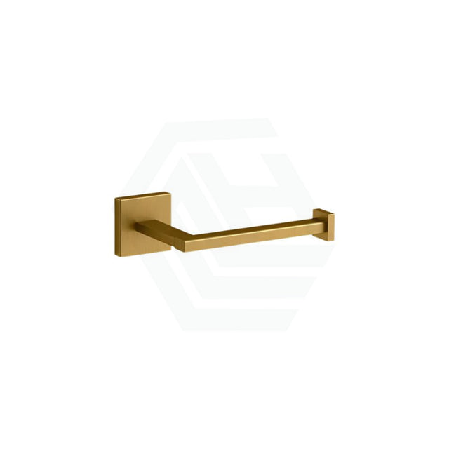 Kohler Square Brushed Brass Toilet Roll Holder Gold Paper Holders