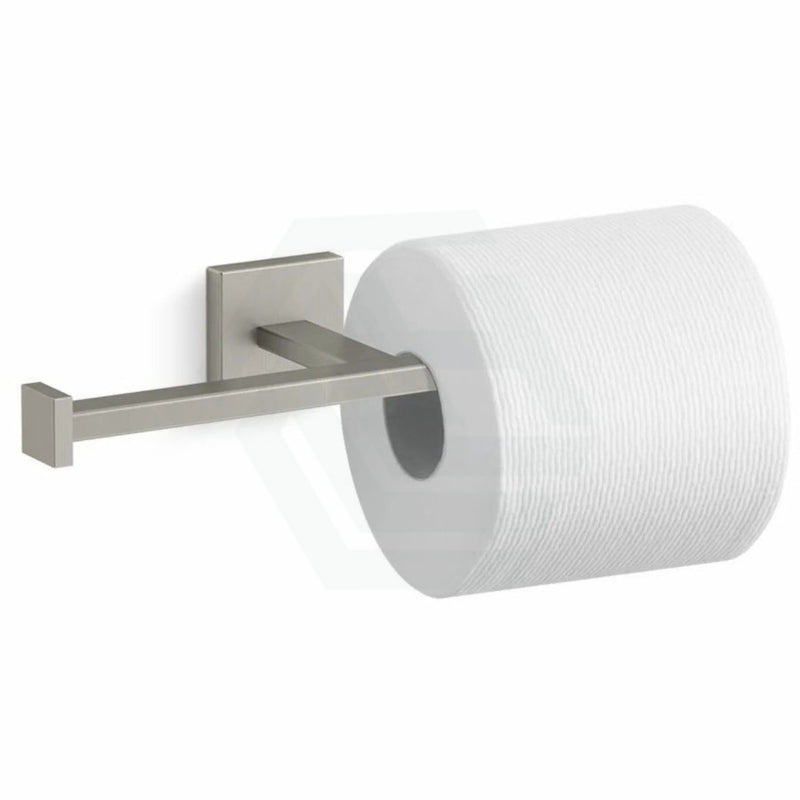 Kohler Square Brushed Nickel Double Toilet Roll Holder Paper Holders