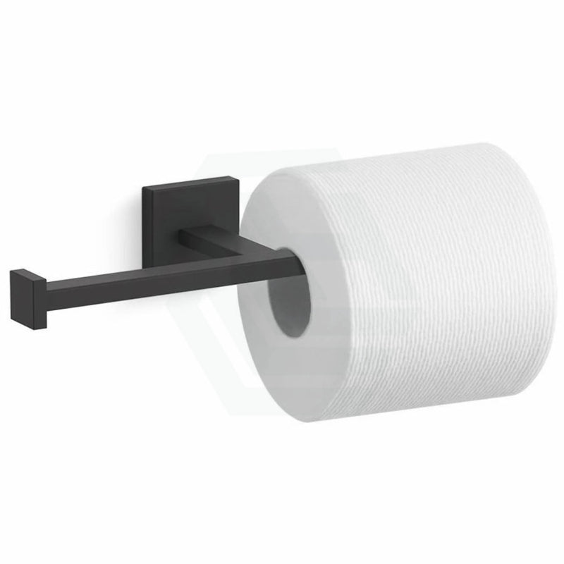 Kohler Square Matt Black Double Toilet Roll Holder Paper Holders