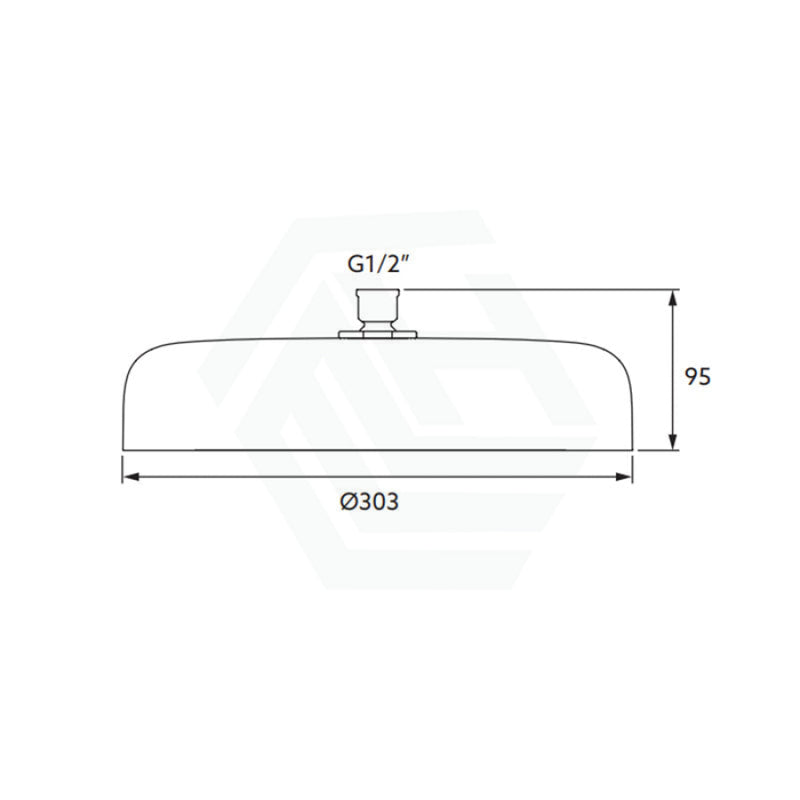 Kohler Statement™ 303Mm Round Brushed Nickel Rainhead Shower Heads