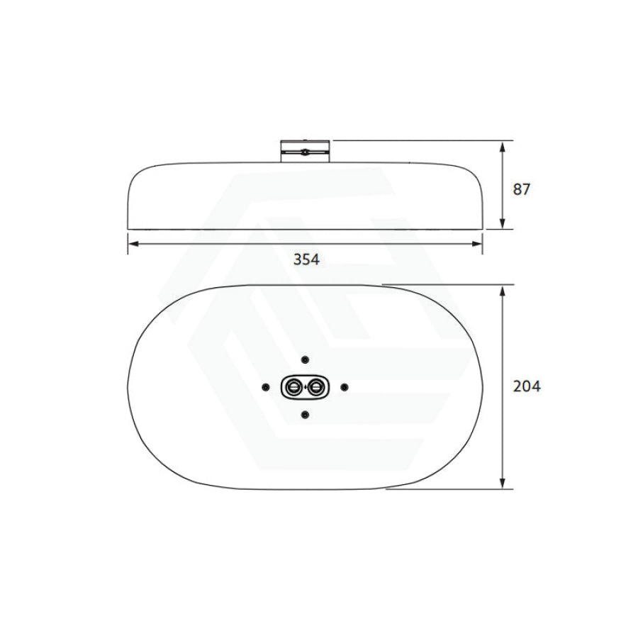 Kohler Statement™ 354X204Mm Oblong Brushed Nickel Dual Function Rainhead - Deep Massage Shower Heads