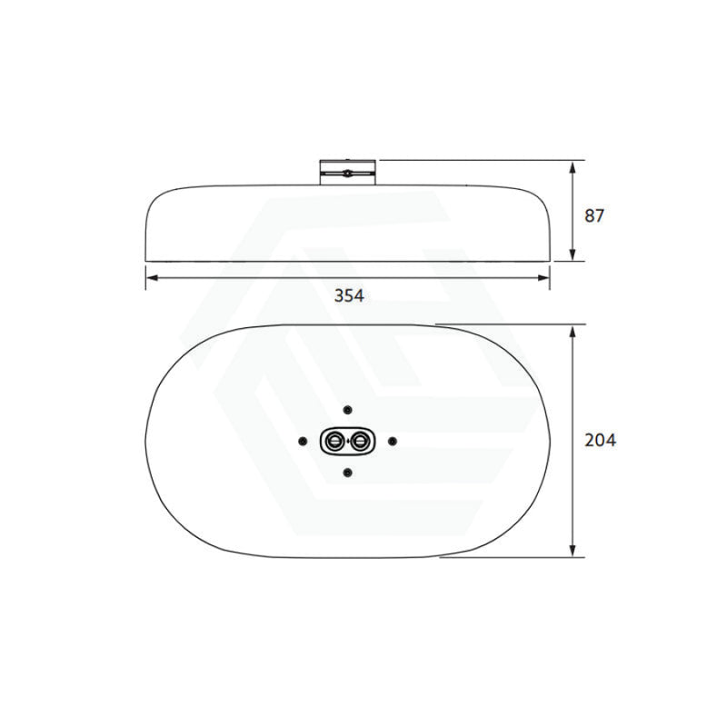 Kohler Statement™ 354X204Mm Oblong Brushed Nickel Dual Function Rainhead - Deep Massage Shower Heads