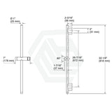 Kohler Statement 816/1016Mm Height Round Brushed Brass Slidebar Custom Twin Showers