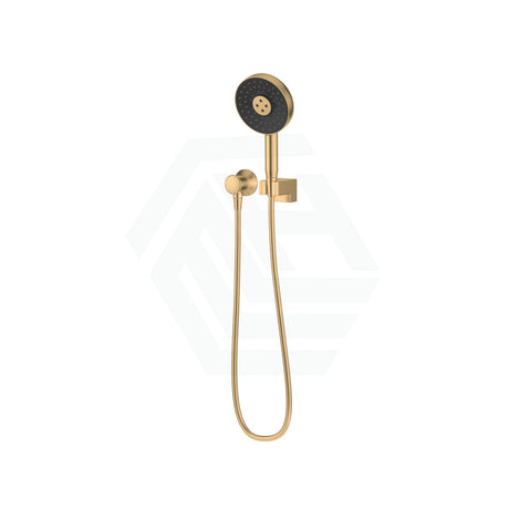 Kohler Statement Brushed Brass 3 Functions Hand Shower Set Round Handheld Sets