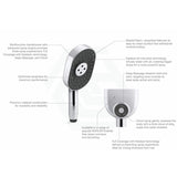 Kohler Statement Matt Black 3 Functions Hand Shower Set Handheld Sets