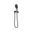 Kohler Statement Matt Black 3 Functions Hand Shower Set Oval Handheld Sets