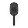 Kohler Statement Oval Matt Black 3 Functions Handheld Shower Head Only Showers