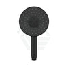 Kohler Statement Round Matt Black 3 Functions Handheld Shower Head Only Showers