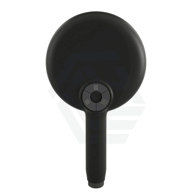 Kohler Statement Round Matt Black 3 Functions Handheld Shower Head Only Showers