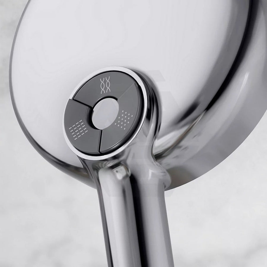 Kohler Statement Round Polished Chrome 3 Functions Handheld Shower Head Only Showers