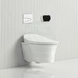 Kohler Veil Gloss White Wall Hung Smart Toilet Rimless With Inwall Cistern Flush Button Suites