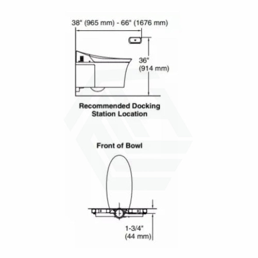 Kohler Veil Gloss White Wall Hung Smart Toilet Rimless With Inwall Cistern Flush Button Suites