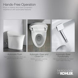 Kohler Veil White Wall Floor Smart Toilet Pan Rimless With Faceplate Pans