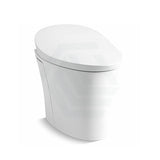 Kohler Veil Rimless Gloss White Wall Floor Smart Toilet With Inwall Cistern Flush Button Suites