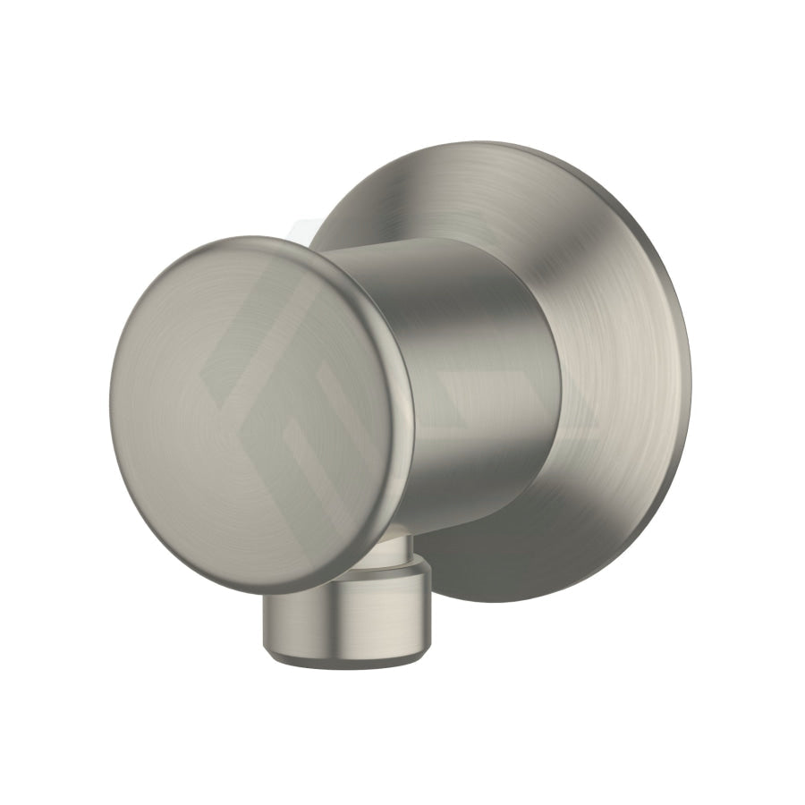 Kohler Wall Mounted Round Water Inlet Connection Elbow Brushed Nickel Connector