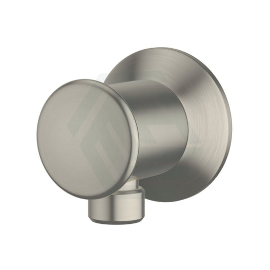 Kohler Wall Mounted Round Water Inlet Connection Elbow Brushed Nickel Connector