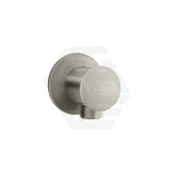 Kohler Wall Mounted Round Water Inlet Connection Elbow Brushed Nickel Connector