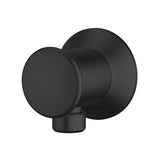 Kohler Wall Mounted Round Water Inlet Connection Elbow Matt Black Connector