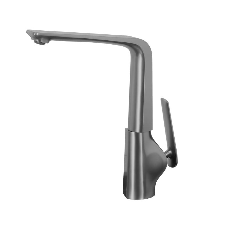 Norico Esperia Gunmetal Grey Solid Brass Tall Sink Mixer Tap For Kitchen Kitchen Products