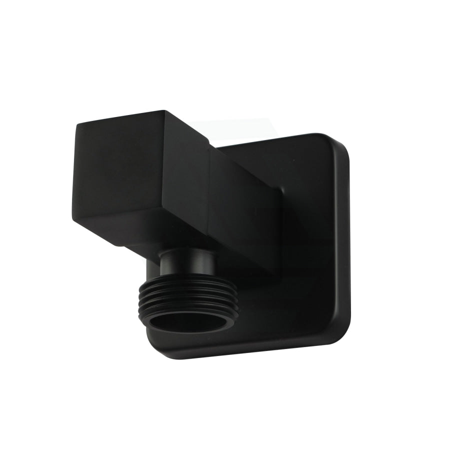 Laundry Square Black 1/4 Turn Washing Machine Stop Tap Bathroom Products