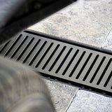 Lauxes Aluminium 128 Storm Water Grate Next Generation Midnight Black Shower Drains & Grates