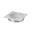 Linkware 108Mm Square Floor Grate Waste 100Mm Outlet Wastes