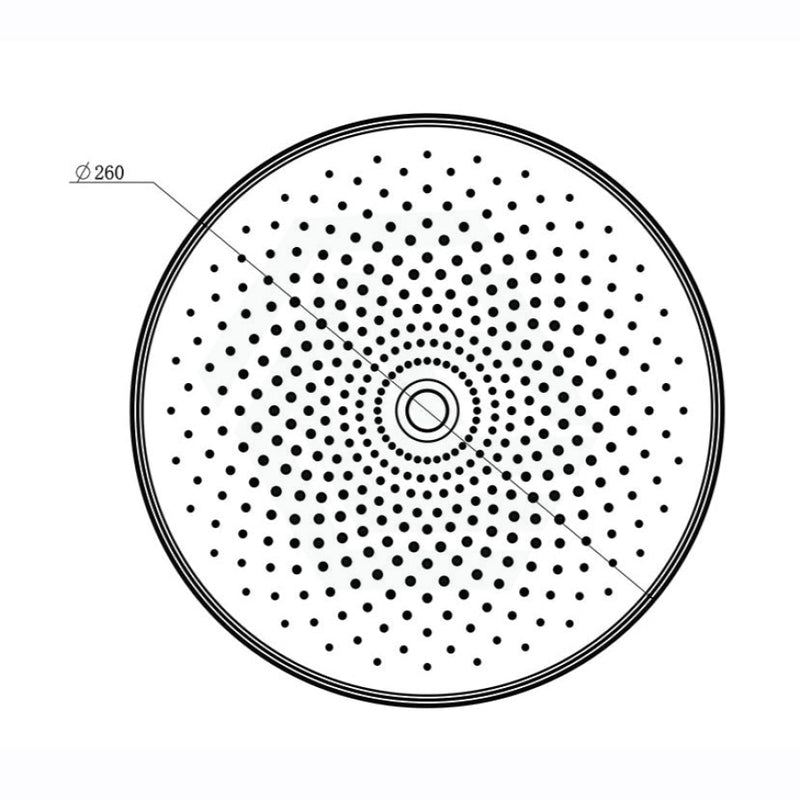 Linkware 260Mm Gabe Shower Head Chrome Heads