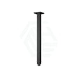 Linkware 300/450Mm Square Matt Black Ceiling Shower Arm With Flange Brass Arms