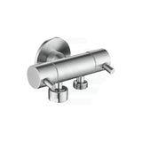 Linkware Brass Stainless Steel Dual Control Toilet Bidet Diverter Mini Cistern Cock