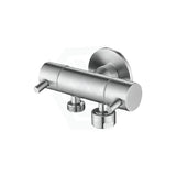 Linkware Brass Stainless Steel Dual Control Toilet Bidet Diverter Mini Cistern Cock