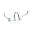 Linkware Chrome Solid Brass Lever Basin Set for Care and Disabled