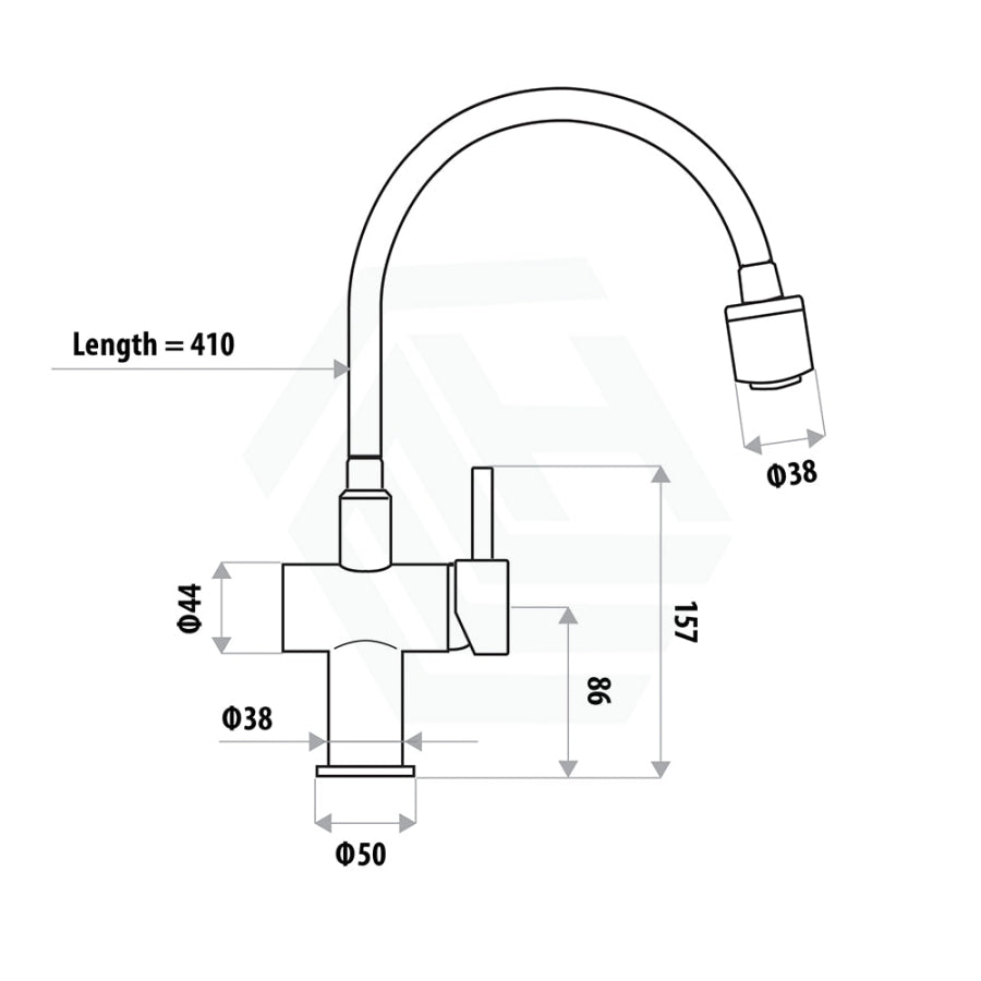 Linkware Dan Elle Cobra Flex Sink Kitchen Mixer Tap Chrome Spring Mixers