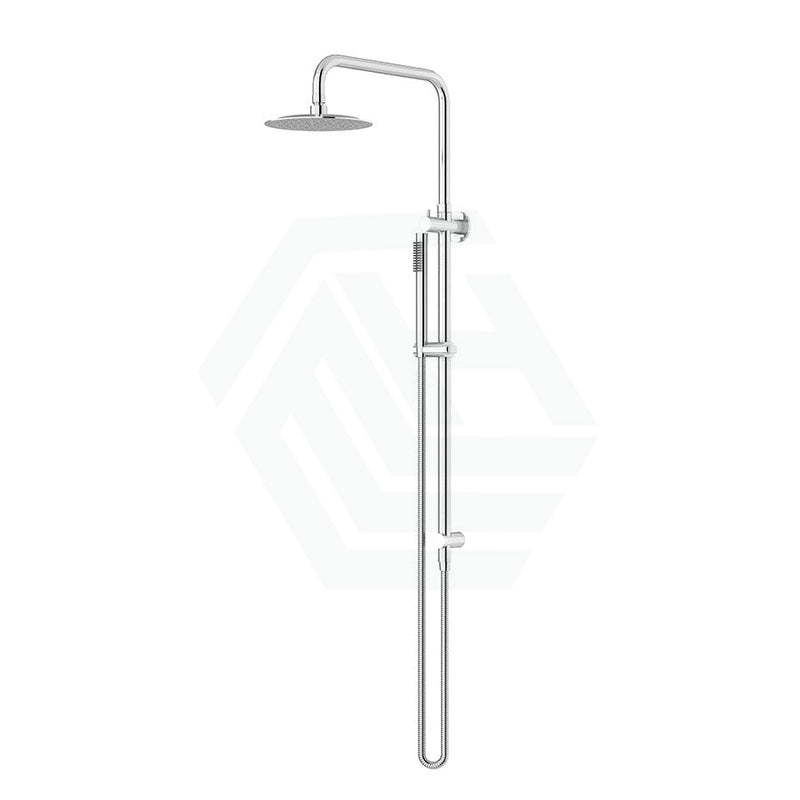 Linkware Elle 316 Chrome Twin Shower On Rail Showers