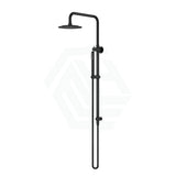 Linkware Elle 316 Matt Black Twin Shower On Rail Showers