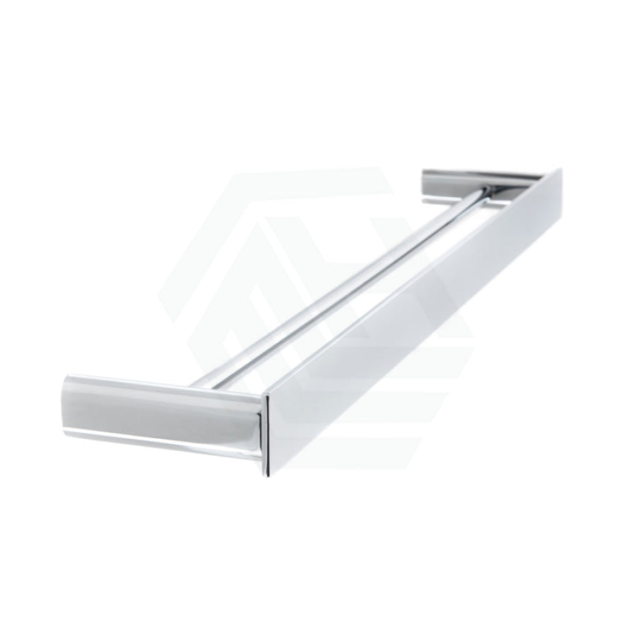 Linkware Gabe 600/800Mm Double Towel Rail Chrome 600Mm Rails