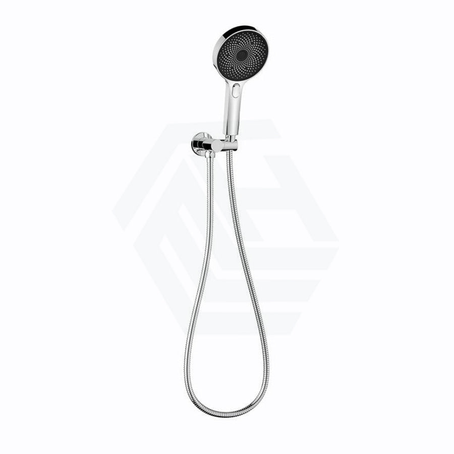 Linkware Gabe Hand Shower With Wall Bracket Chrome Round Handheld Showers