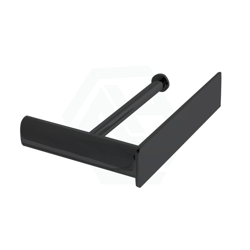 Linkware Gabe Toilet Roll Holder Matte Black Paper Holders