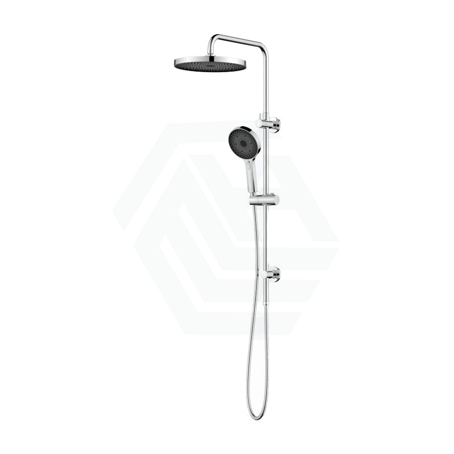 Linkware Gabe Twin Shower On Rail ¨C Chrome Showers