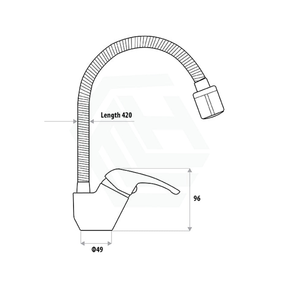 Linkware Helena Cobra Flex Sink Kitchen Mixer Tap Chrome Pull Down Mixers