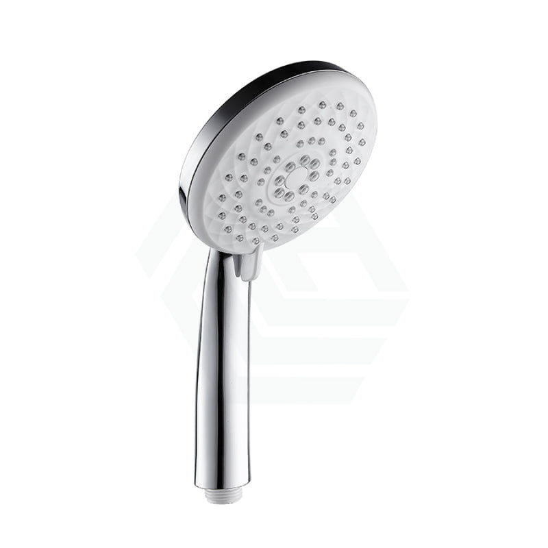 Linkware Round Self Cleaning Hand Shower 5 Functions Chrome-White Handheld Showers