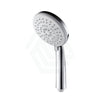 Linkware Round Self Cleaning Hand Shower 5 Functions Chrome-White Handheld Showers