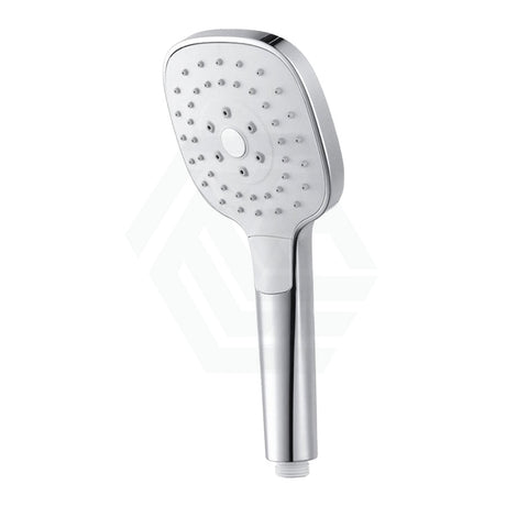 Linkware Square Self Cleaning Hand Shower 3 Functions Chrome-White Handheld Showers