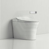 Lukka 684x408x474mm Gloss White Ceramic Back to Wall Smart Toilet